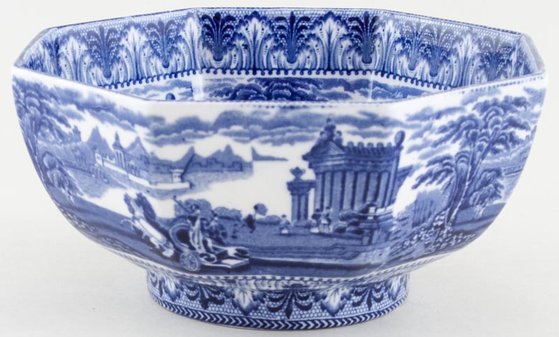 Bowl octagonal c1930s